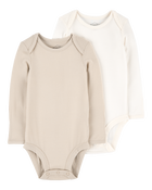 Baby 2-Piece Long-Sleeve PurelySoft Bodysuits, image 1 of 7 slides