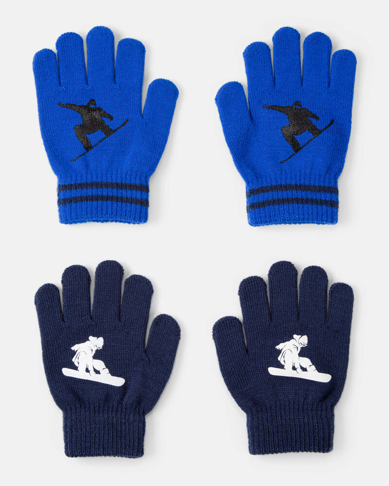 Girls KOMBI 2-Pack Knit Gloves, image 1 of 1 slides