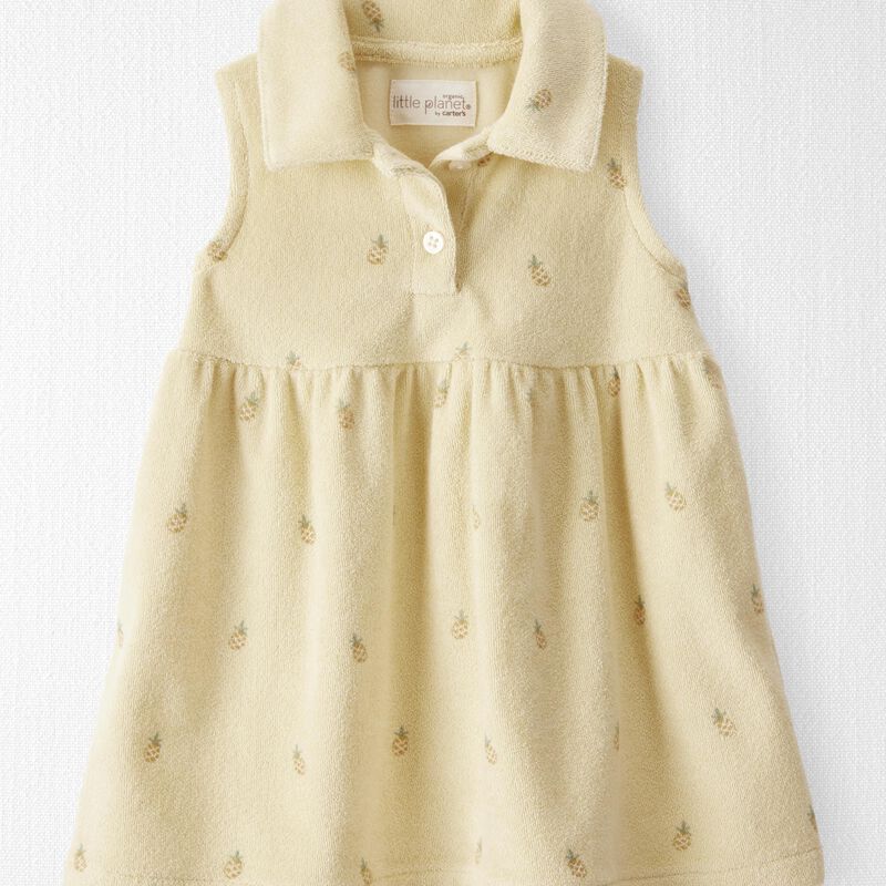Pineapple Print Baby Terry Dress Made with Organic Cotton | Carter’s Oshkosh Canada