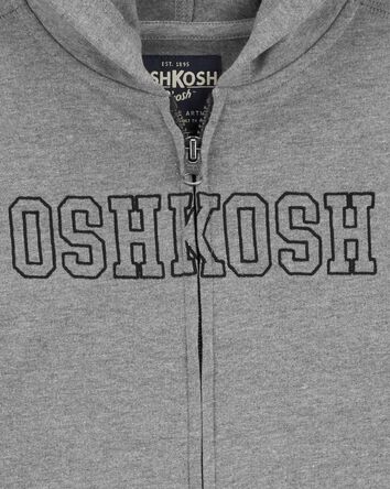 Blouson à fermeture à glissière et logo OshKosh, 
