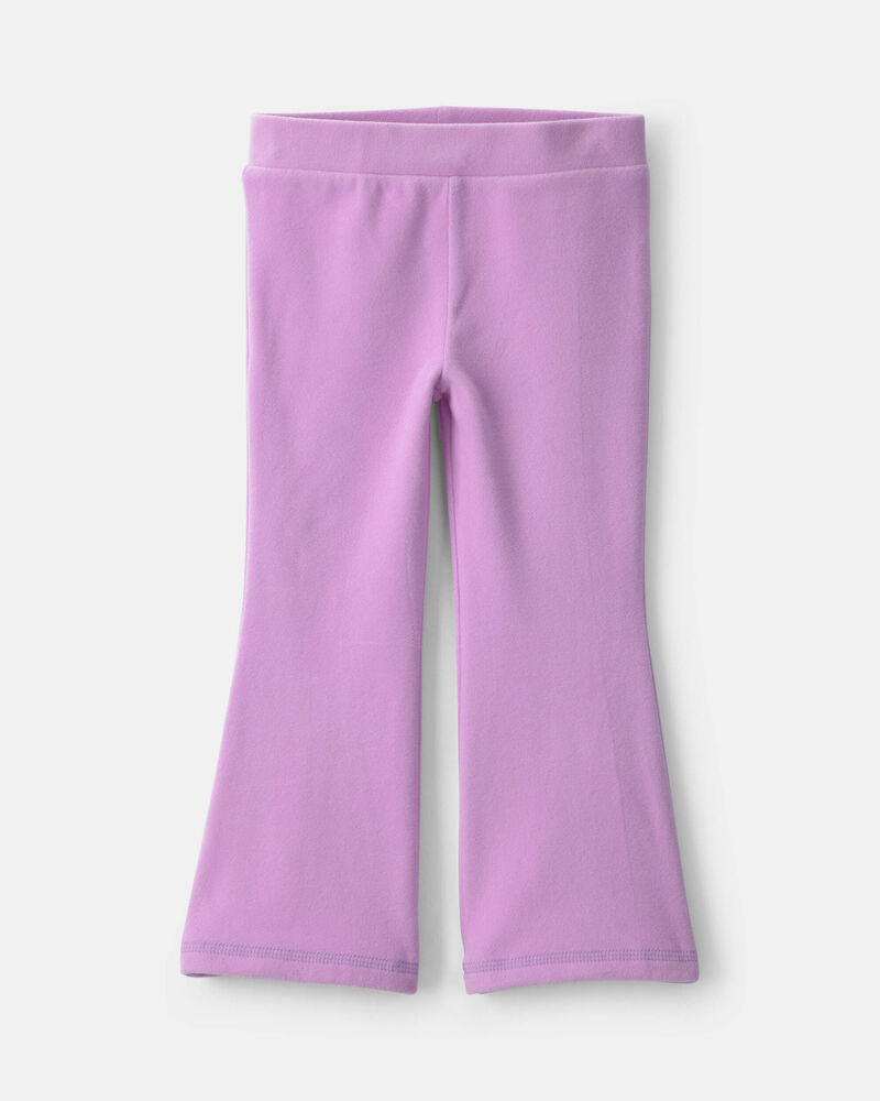 Toute-petite fille &ndash; Pantalon &agrave; enfiler en molleton &ndash; Mauve, image 1 sur 3 diapositives
