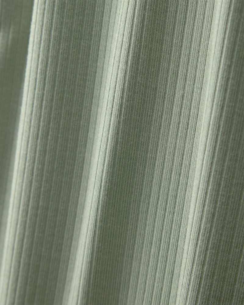 Baby PurelySoft 2-Way Zip 1-Piece Pyjama - Green, image 5 of 7 slides