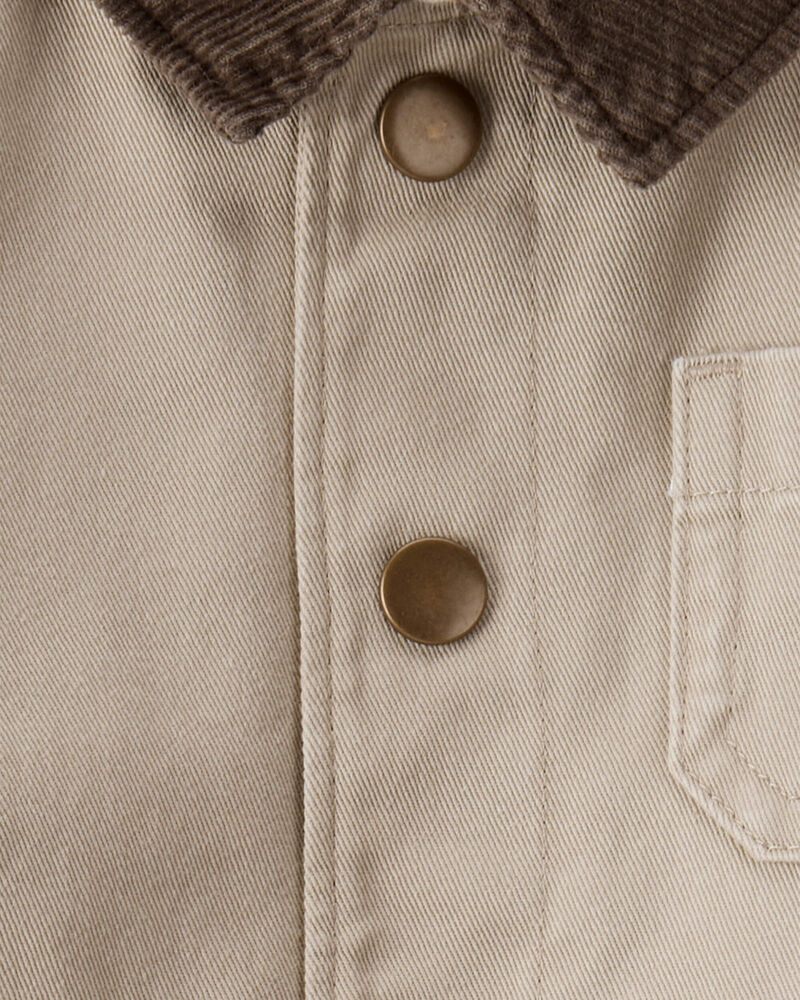 Baby Organic Cotton Twill Barn Jacket, image 4 of 5 slides