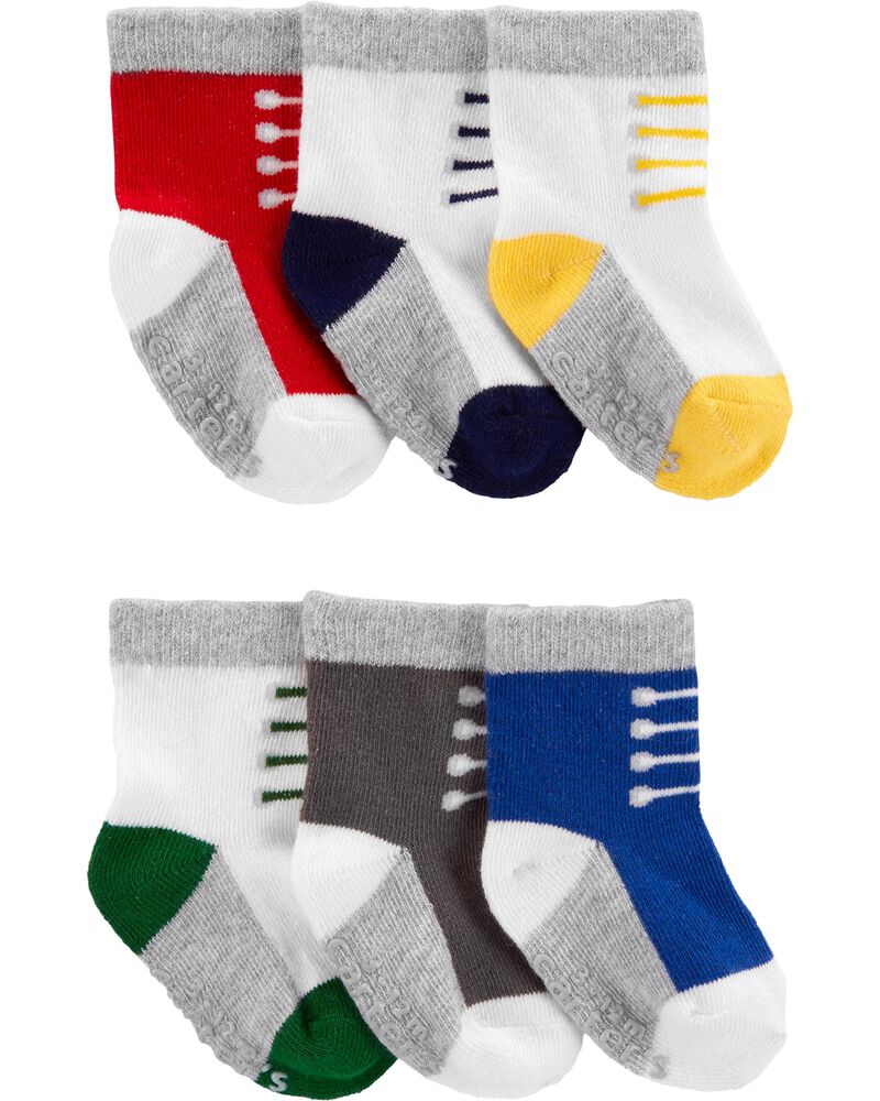 Emballage de 6 paires de chaussons espadrilles, image 1 sur 2 diapositives