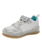 Tout-petit Espadrilles métalliques à lumières - Argent/Turquoise, image 8 sur 8 diapositives