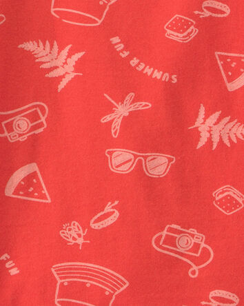 Toddler Summer Tee - Orange, 