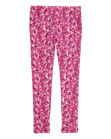 Kid Floral Knit Leggings - Floral, 