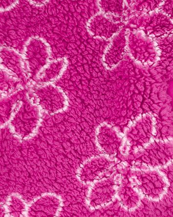 Kid Floral Sherpa Pullover, 
