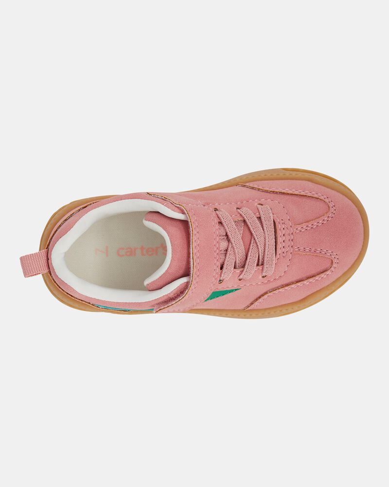 Tout-petit Espadrilles d&eacute;contract&eacute;es - Rose/Vert, image 4 sur 7 diapositives