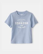 Baby OshKosh Logo Short-Sleeve Graphic Tee - Blue, image 1 of 4 slides