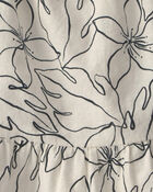 B&eacute;b&eacute; fille - Robe &agrave; motif floral - Noir/Ivoire, image 6 sur 6 diapositives