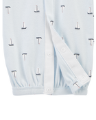 Baby Preemie Striped Sleeper Gown, image 4 of 5 slides