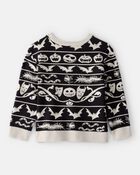 Boys The Nightmare Before Christmas Long-Sleeve Sweater - Black, image 2 of 5 slides
