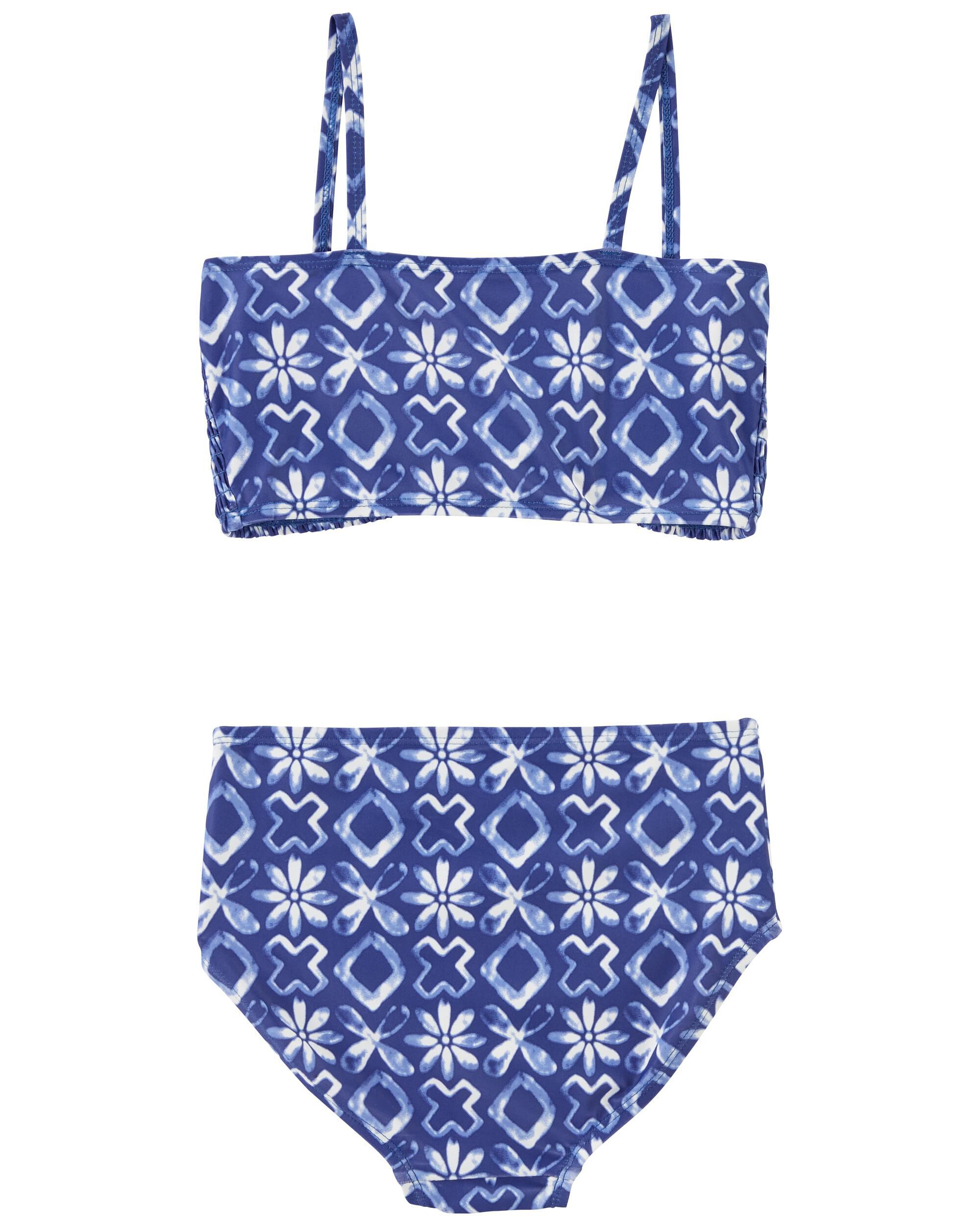 Kid Smocked 2 Piece Swimsuit