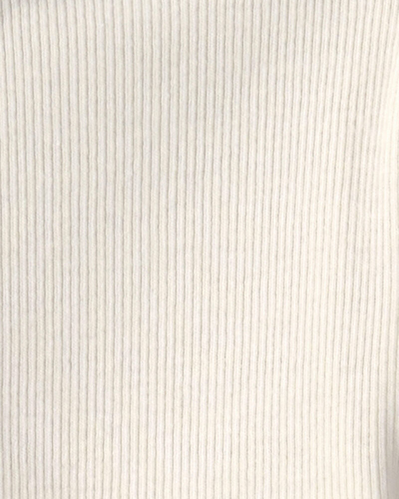 Girls 3-Pack Organic Cotton Rib Slim-Fit Tops, image 4 of 5 slides