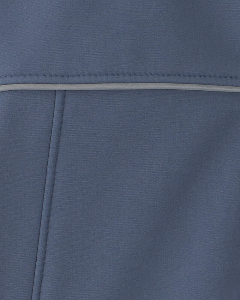 Boys Quilted Mid Weight Jacket- Blue, image 3 of 4 slides