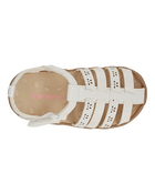 Every Step® First Walker Fisherman Sandals - White, image 4 of 7 slides