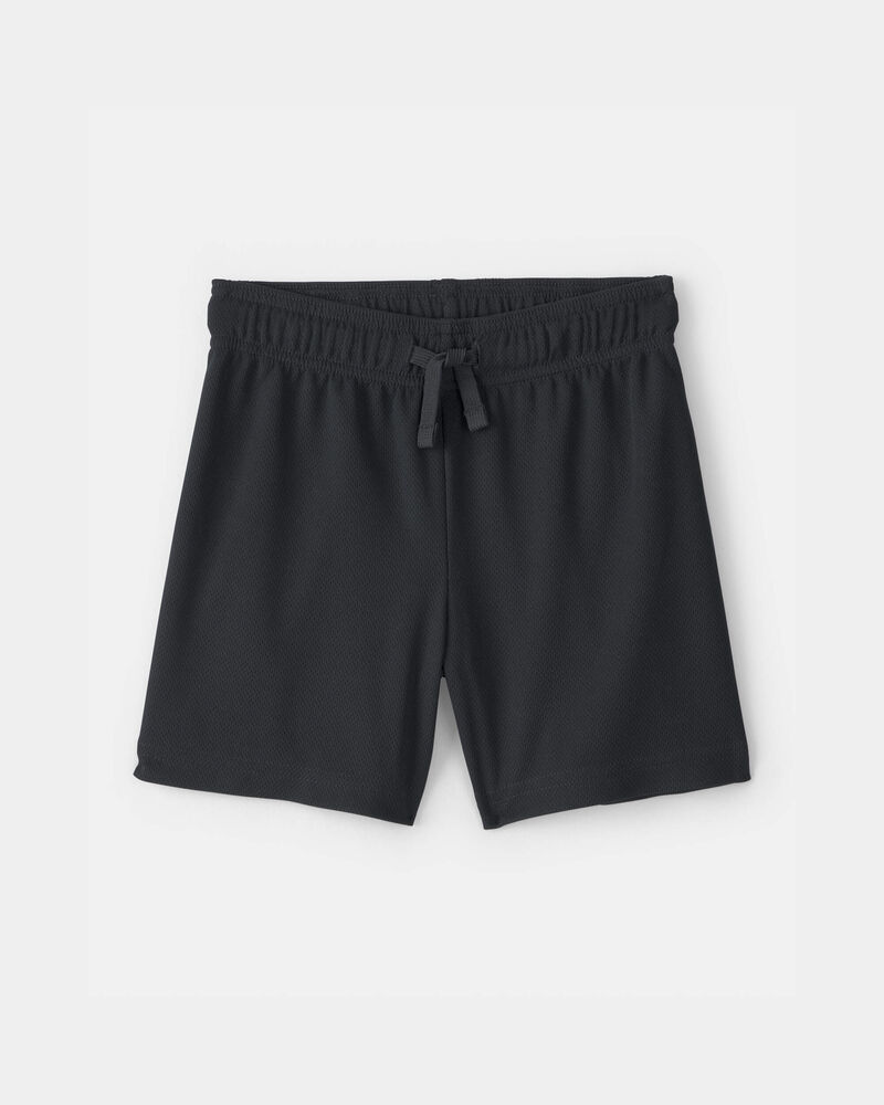Toddler Boy Mesh Active Shorts - Black, image 1 of 4 slides