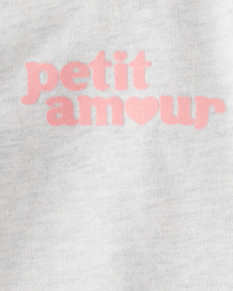 Baby Girl 3-Piece 'Petit Amour' Polka Dot Cardigan Outfit Set - Pink, image 3 of 5 slides