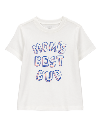 Toddler Mom's Best Bud Graphic Tee, 