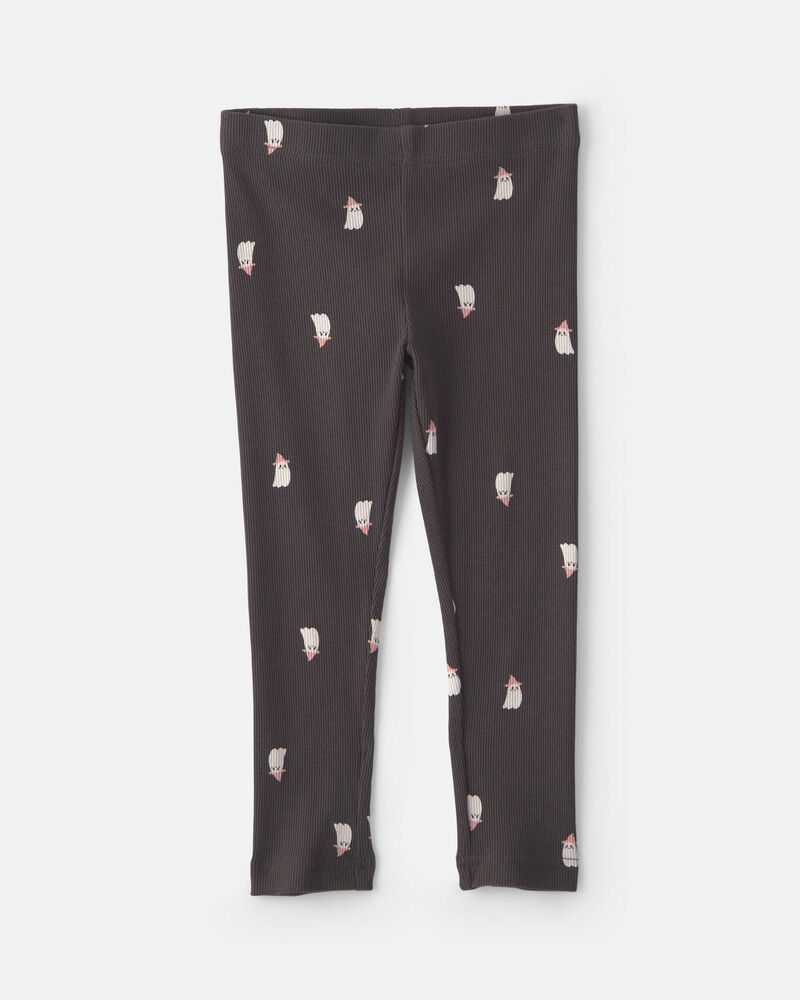 Toddler Girl Halloween 'Hey Boo' French Terry Pullover & Pant Set - Black, image 2 of 5 slides