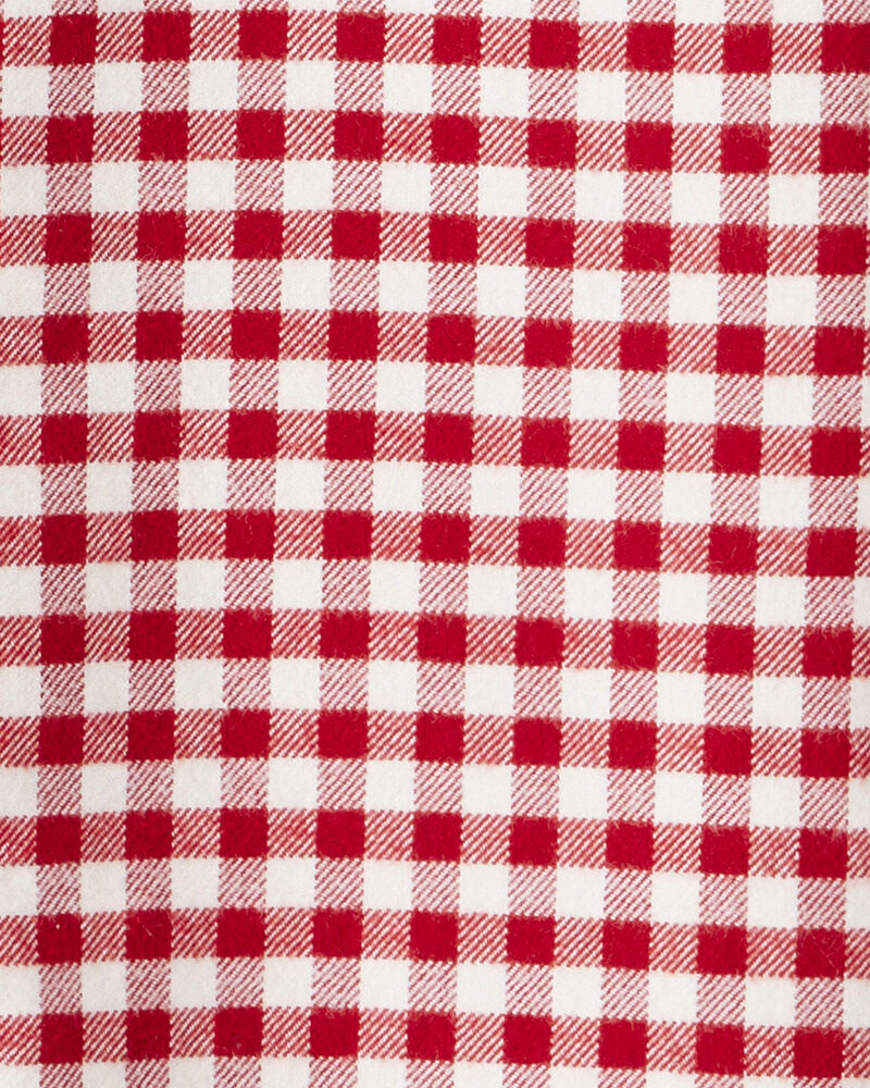 Boys Organic Cotton Button-Front Flannel Shirt, image 3 of 4 slides