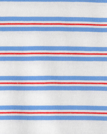 Tout-petit - T-shirt &agrave; rayures - Rouge/Blanc/Bleu, 