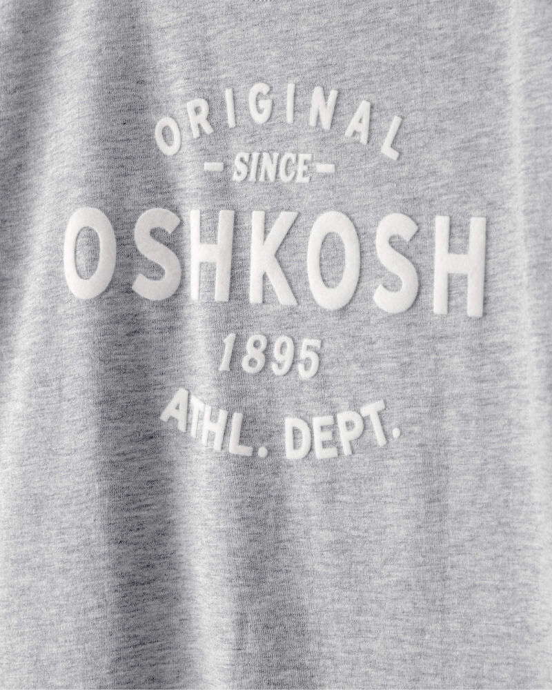 Gar&ccedil;ons - T-shirt &agrave; manches courtes &agrave; imprim&eacute; logo OskKosh - Bleu, image 2 sur 3 diapositives
