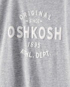 Gar&ccedil;ons - T-shirt &agrave; manches courtes &agrave; imprim&eacute; logo OskKosh - Bleu, image 2 sur 3 diapositives