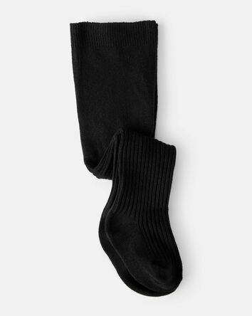 Bébé fille - Collants côtelés - Noir, 