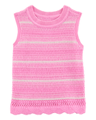 Baby Striped Crotchet Knit Tank, image 1 of 4 slides