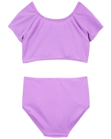 2-Piece Ribbed Swimsuit, 