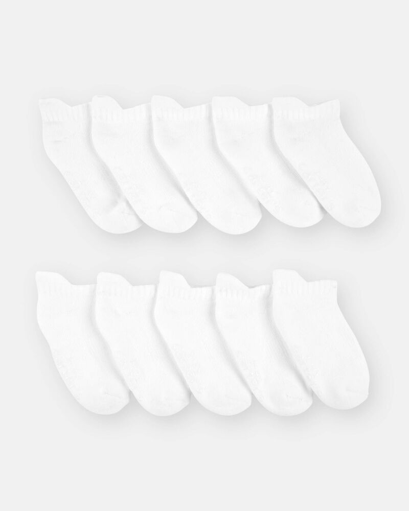 Enfant en bas âge 10 paires de chaussettes ultra basses, image 2 sur 3 diapositives