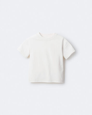Toddler Short-Sleeve Relaxed Graphic Tee - Cream, 