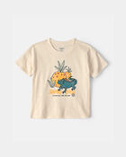 Tout-petit gar&ccedil;on - T-shirt &agrave; imprim&eacute; iguane &laquo;Sharp Dude&raquo; - Cr&egrave;me, image 1 sur 2 diapositives