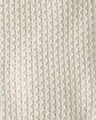 Toddler 2-Piece Organic Cotton Crotchet Knit Set-Cream, image 4 of 5 slides