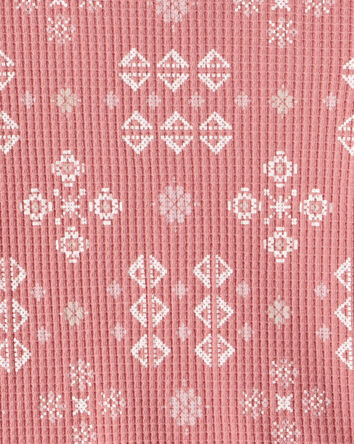 Filles - T-shirt à imprimé à manches longues - Rose, 