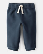 Baby Boy Cotton Pull-On Pants - Blue, image 1 of 4 slides