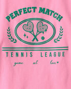 Girls 'Perfect Match' Tennis Active Top - Pink, image 3 of 4 slides