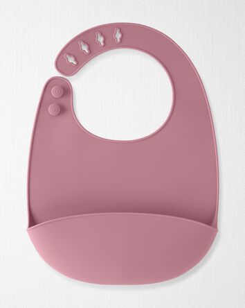 Baby 2-Pack Silicone Bibs, 