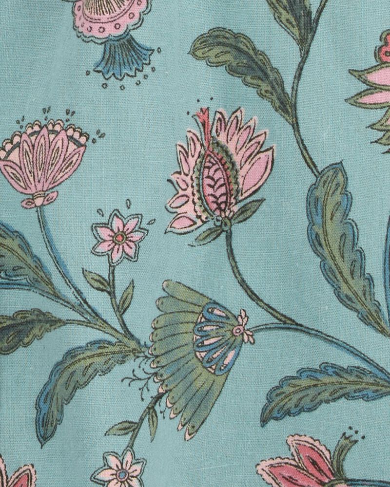 Enfant Haut à encolure carrée à motifs de fleurs sauvages, image 2 sur 3 diapositives