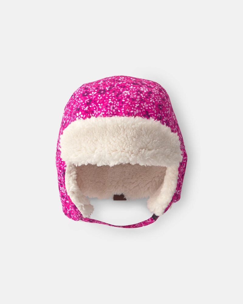 Tout-petit fille - Tuque aviateur Drift Kombi - Rose, image 1 sur 3 diapositives