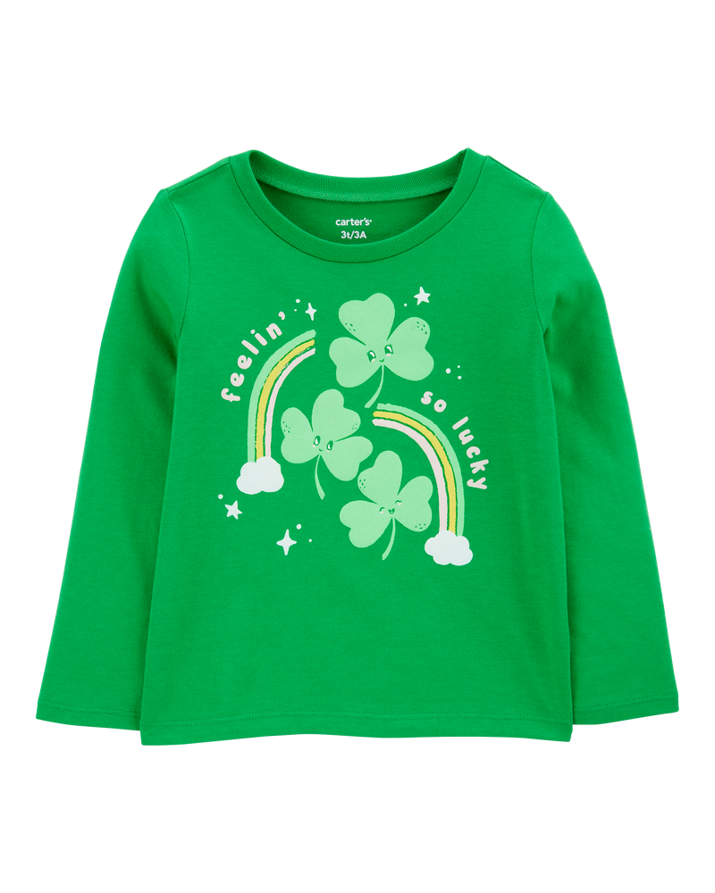 Toddler St. Patrick's Day Cotton Blend Graphic Tee, image 1 of 3 slides