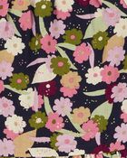 Floral Twill Dress, image 3 of 4 slides
