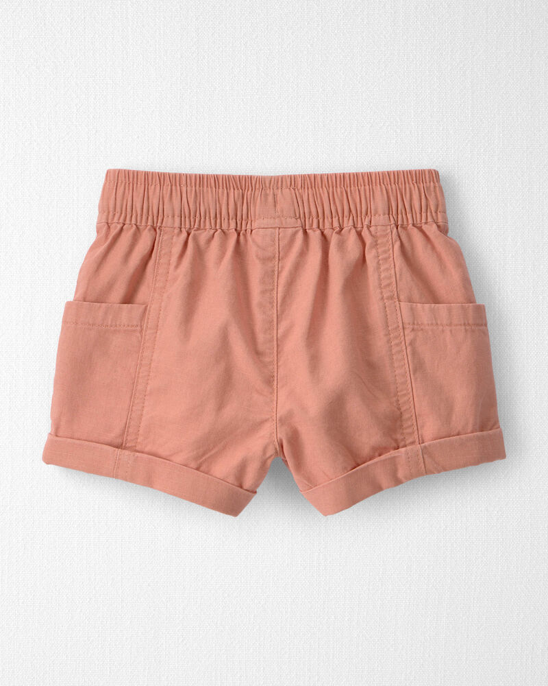 Baby Boy 2-Piece Shorts Set Made with Organic Cotton in Citrus, image 3 of 7 slides