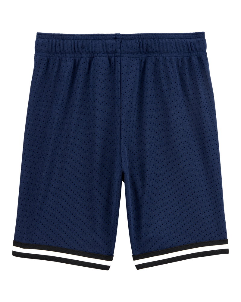 Kid Fan-Favourite Mesh Short - Navy, image 2 of 4 slides