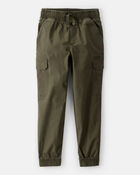 Boys Cotton Fashion Cargo Pants - Green, image 1 of 5 slides