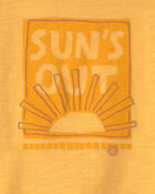 B&eacute;b&eacute; - T-shirt &agrave; imprim&eacute; &laquo;Sun&rsquo;s Out&raquo; - Jaune, image 2 sur 2 diapositives