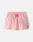 B&eacute;b&eacute; fille - Jupe-short en jersey bouclette - Rose, image 1 sur 3 diapositives