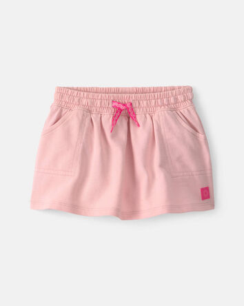 B&eacute;b&eacute; fille - Jupe-short en jersey bouclette - Rose, 